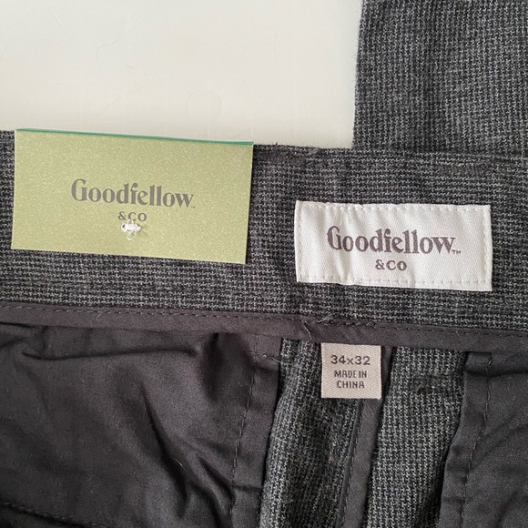 Goodfellow & Co Men's Slim Trouser Size: 34X32 Iconic Ski( pin) - Picture 10 of 15